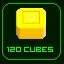 Got 120 Yellow Cubes!