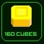 Got 160 Yellow Cubes!