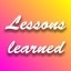 Lessons learned ach 7