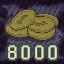 8000 Coins