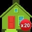 Build 20 house levels
