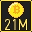 21,000,000 Bitcoins