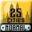 25 cities, mode normal