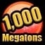 1,000 Megatons!
