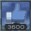 3600 likes
