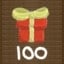 100 x Presents Collected