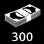 300 Coins Earned!