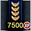 7500 XP Medal