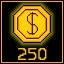 Got 250 Coins!