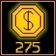 Got 275 Coins!