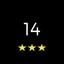 Level 14 completed with 3 stars