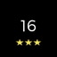 Level 16 completed with 3 stars