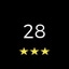 Level 28 completed with 3 stars