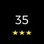 Level 35 completed with 3 stars
