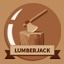 Bronze lumberjack
