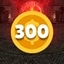 300 coins !