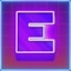 Synthwave Letter E