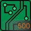 Total 500 parts placed