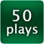 50 plays