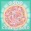 2,500 Cookies Sold!
