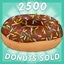 2,500 Donuts Sold!