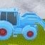 Find blue tractor