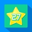 Get 27 stars (square grid)