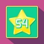 Get 54 stars (square grid)