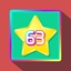 Get 63 stars (square grid)