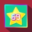 Get 69 stars (square grid)