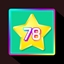 Get 78 stars (square grid)
