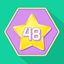 Get 48 stars (hexagon grid)