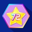 Get 72 stars (hexagon grid)