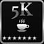 5000 Coffees Sold
