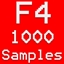 Collected 1000x F4 Samples