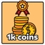 Get 1k coins