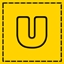 This letter U