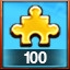 100 GOLD PIECES USED!
