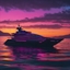 Synthwave Boat 3