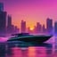 Synthwave Boat 24