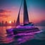 Synthwave Boat 57