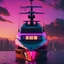 Synthwave Boat 1