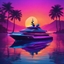 Synthwave Boat 6