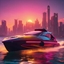 Synthwave Boat 22