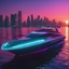 Synthwave Boat 53