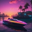 Synthwave Boat 55