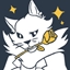 You can pet the cat