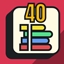 40 in a row
