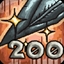 Unit attack reaches 200