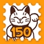 Pat 150 cats